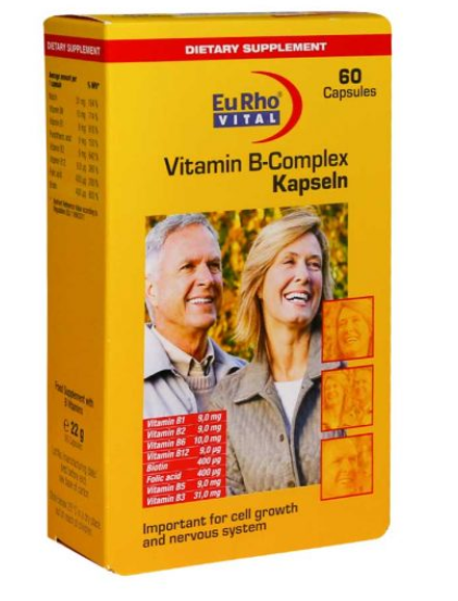 کپسول ژلاتینی نرم ب-کمپلکس 60 عددی یوروویتال